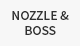nozzle and boss