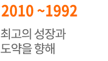 최고를 향한 힘찬 성장과 도약